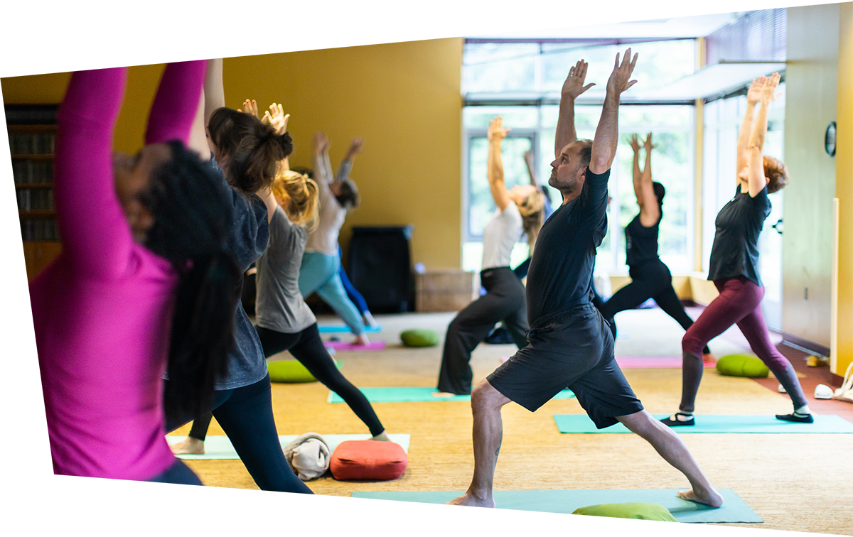 Yoga at NAS Homecoming